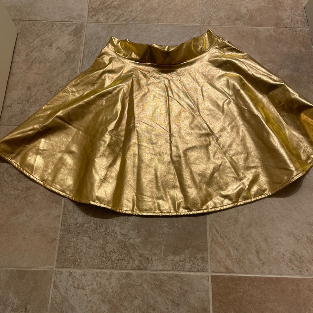 Girl's Golden Skirt